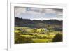 The Sun Lights Up Typical Lake District Countryside Near to Outgate, Cumbria, England, UK-Julian Elliott-Framed Photographic Print