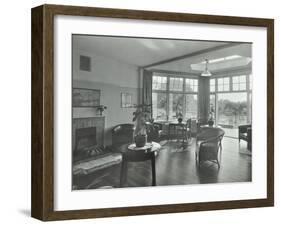 The Sun Lounge at Orchard House, Claybury Hospital, Woodford Bridge, London,1937-null-Framed Photographic Print