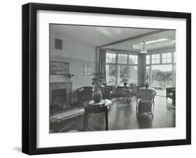 The Sun Lounge at Orchard House, Claybury Hospital, Woodford Bridge, London,1937-null-Framed Photographic Print