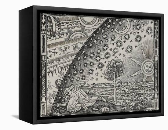 The Sun, Moon and Stars-Camille Flammarion-Framed Stretched Canvas