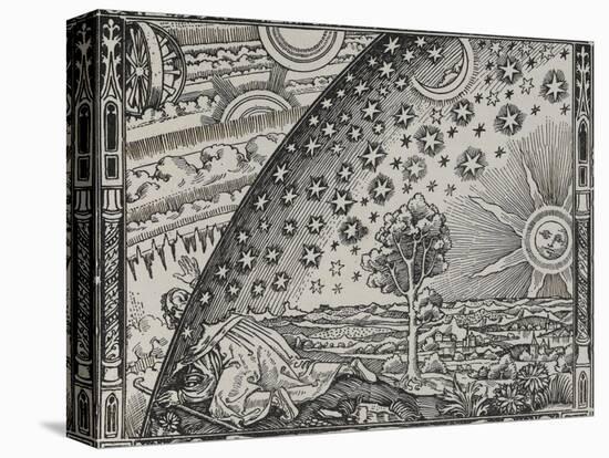 The Sun, Moon and Stars-Camille Flammarion-Stretched Canvas