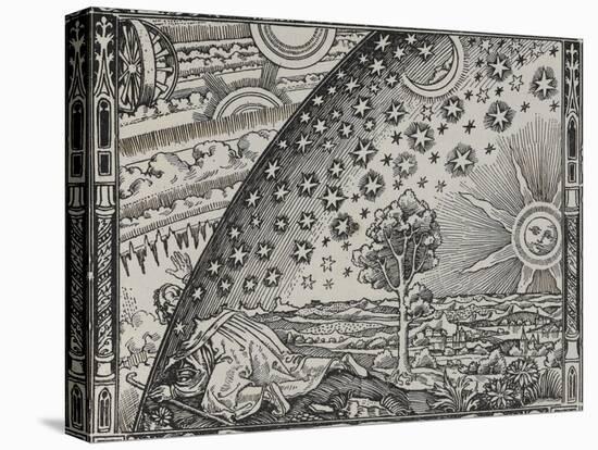 The Sun, Moon and Stars-Camille Flammarion-Stretched Canvas