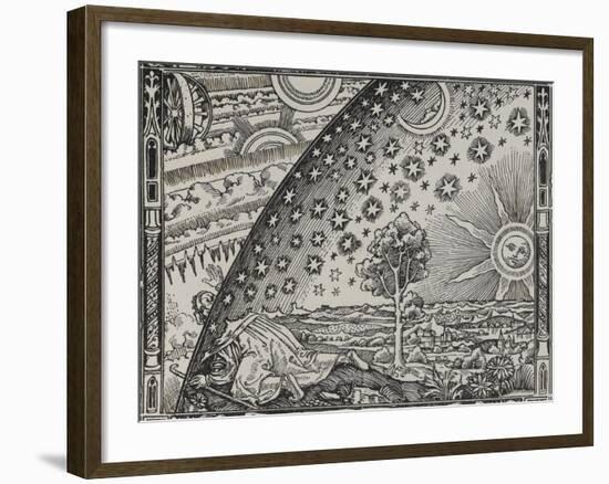 The Sun, Moon and Stars-Camille Flammarion-Framed Giclee Print