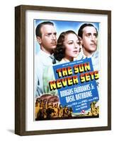 The Sun Never Sets - Movie Poster Reproduction-null-Framed Photo