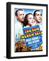 The Sun Never Sets - Movie Poster Reproduction-null-Framed Photo