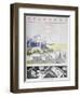 The Sun of Stalin Illuminating Communist Countries with Capitalist States in the Shadow Below-null-Framed Giclee Print