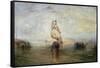 The Sun of Venice Going to Sea-J. M. W. Turner-Framed Stretched Canvas