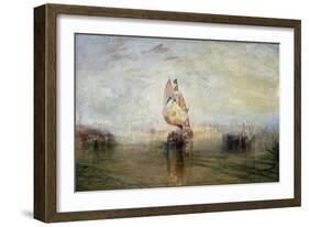 The Sun of Venice Going to Sea-J. M. W. Turner-Framed Giclee Print