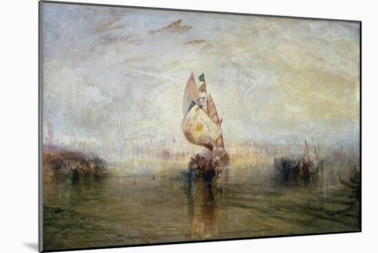 The Sun of Venice Going to Sea-J. M. W. Turner-Mounted Giclee Print