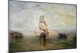 The Sun of Venice Going to Sea-J. M. W. Turner-Mounted Giclee Print