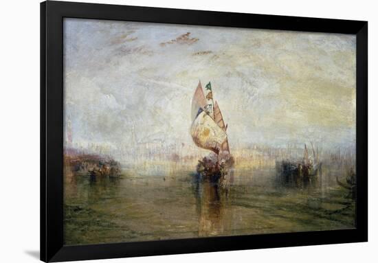 The Sun of Venice Going to Sea-J. M. W. Turner-Framed Giclee Print