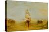 The " Sun of Venice" going to sea-Joseph Mallord William Turner-Stretched Canvas