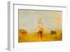 The Sun of Venice Setting Sail, 1843-J M W Turner-Framed Giclee Print