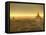 The Sun Rises across the 2000+ Temples and Pagodas at Bagan in the Country of Burma (Myanmar)-Kyle Hammons-Framed Stretched Canvas