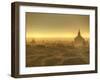 The Sun Rises across the 2000+ Temples and Pagodas at Bagan in the Country of Burma (Myanmar)-Kyle Hammons-Framed Photographic Print