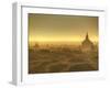 The Sun Rises across the 2000+ Temples and Pagodas at Bagan in the Country of Burma (Myanmar)-Kyle Hammons-Framed Photographic Print