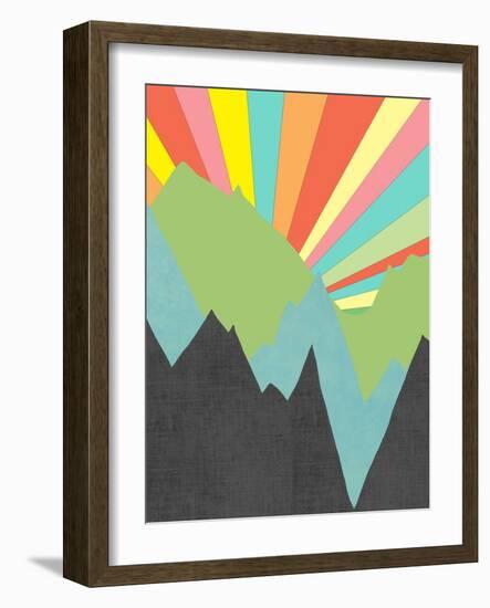 The Sun Rises on Planet X - 1-Jan Weiss-Framed Art Print