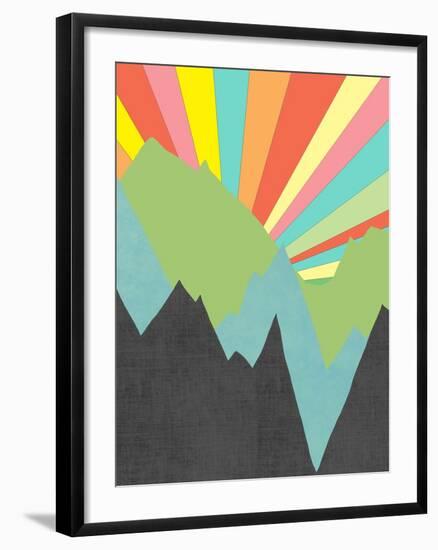 The Sun Rises on Planet X - 1-Jan Weiss-Framed Art Print