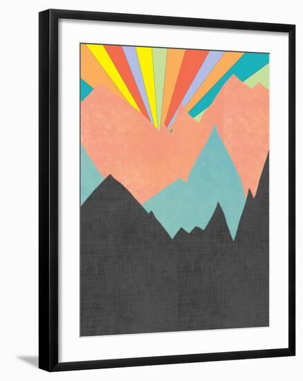 The Sun Rises on Planet X - 2-Jan Weiss-Framed Art Print