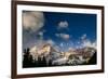 The Sun Rises Over North And South Maroon Peaks Near Aspen, Colorado-Jay Goodrich-Framed Photographic Print