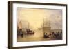 The Sun Rising Through Vapour, C.1809-J. M. W. Turner-Framed Premium Giclee Print