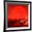 The Sun Seen from a Molten Earth 3 Billion Years from Now-Stocktrek Images-Framed Photographic Print