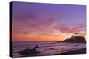 The Sun Sets Behind the Battery Point Lighthouse in Crescent City, California-Ben Coffman-Stretched Canvas