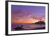 The Sun Sets Behind the Battery Point Lighthouse in Crescent City, California-Ben Coffman-Framed Photographic Print