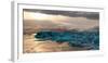 The Sun Sets over Icebergs Floating in the Famous Glacier Lagoon-Markus Schieder-Framed Photographic Print