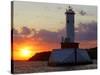 The Sun Sets Over Mackinac Island-null-Stretched Canvas