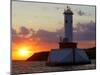 The Sun Sets Over Mackinac Island-null-Mounted Photographic Print