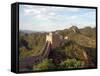 The Sun Sets Over the Jinshanling Section of the Great Wall of China-null-Framed Stretched Canvas