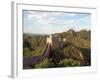 The Sun Sets Over the Jinshanling Section of the Great Wall of China-null-Framed Photographic Print