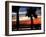 The Sun Sets Over the Laguna Madre Bay and the Queen Isabella Causeway-null-Framed Premium Photographic Print