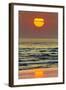 The Sun Setting Off Playa Guiones Surf Beach-Rob Francis-Framed Photographic Print