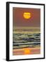 The Sun Setting Off Playa Guiones Surf Beach-Rob Francis-Framed Photographic Print