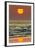 The Sun Setting Off Playa Guiones Surf Beach-Rob Francis-Framed Photographic Print