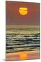 The Sun Setting Off Playa Guiones Surf Beach-Rob Francis-Mounted Photographic Print