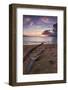 The Sun Setting over the Ocean on North Kaanapali Beach in Maui, Hawaii-Clint Losee-Framed Photographic Print