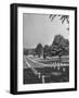 The Sun Shining Down on the Arlington Cemetery-Yale Joel-Framed Photographic Print