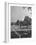 The Sun Shining Down on the Arlington Cemetery-Yale Joel-Framed Photographic Print