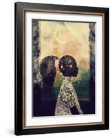 The Sun, Stars and Moon-Erin K. Robinson-Framed Art Print