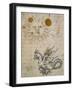 The Sun, The Moon and a Basilisk, Around 1512-Albrecht Dürer-Framed Giclee Print