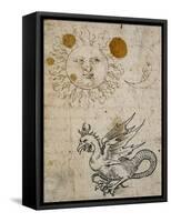 The Sun, The Moon and a Basilisk, Around 1512-Albrecht Dürer-Framed Stretched Canvas