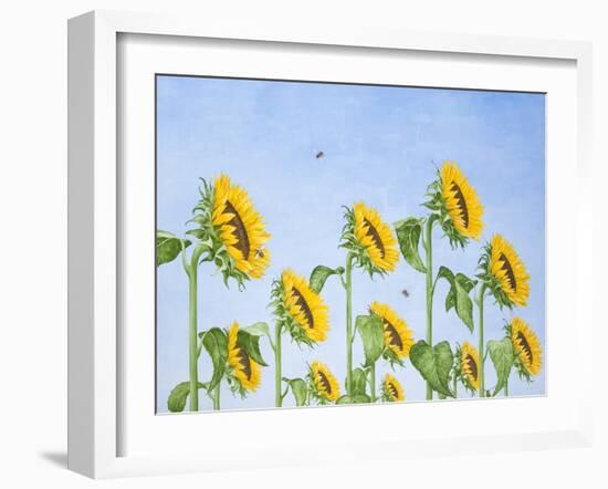 The Sun Worshippers, 2011-Rebecca Campbell-Framed Premium Giclee Print