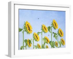 The Sun Worshippers, 2011-Rebecca Campbell-Framed Premium Giclee Print