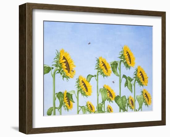 The Sun Worshippers, 2011-Rebecca Campbell-Framed Giclee Print