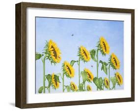 The Sun Worshippers, 2011-Rebecca Campbell-Framed Giclee Print