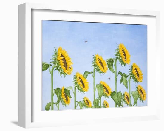 The Sun Worshippers, 2011-Rebecca Campbell-Framed Giclee Print