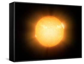 The Sun, X-ray Image-Detlev Van Ravenswaay-Framed Stretched Canvas